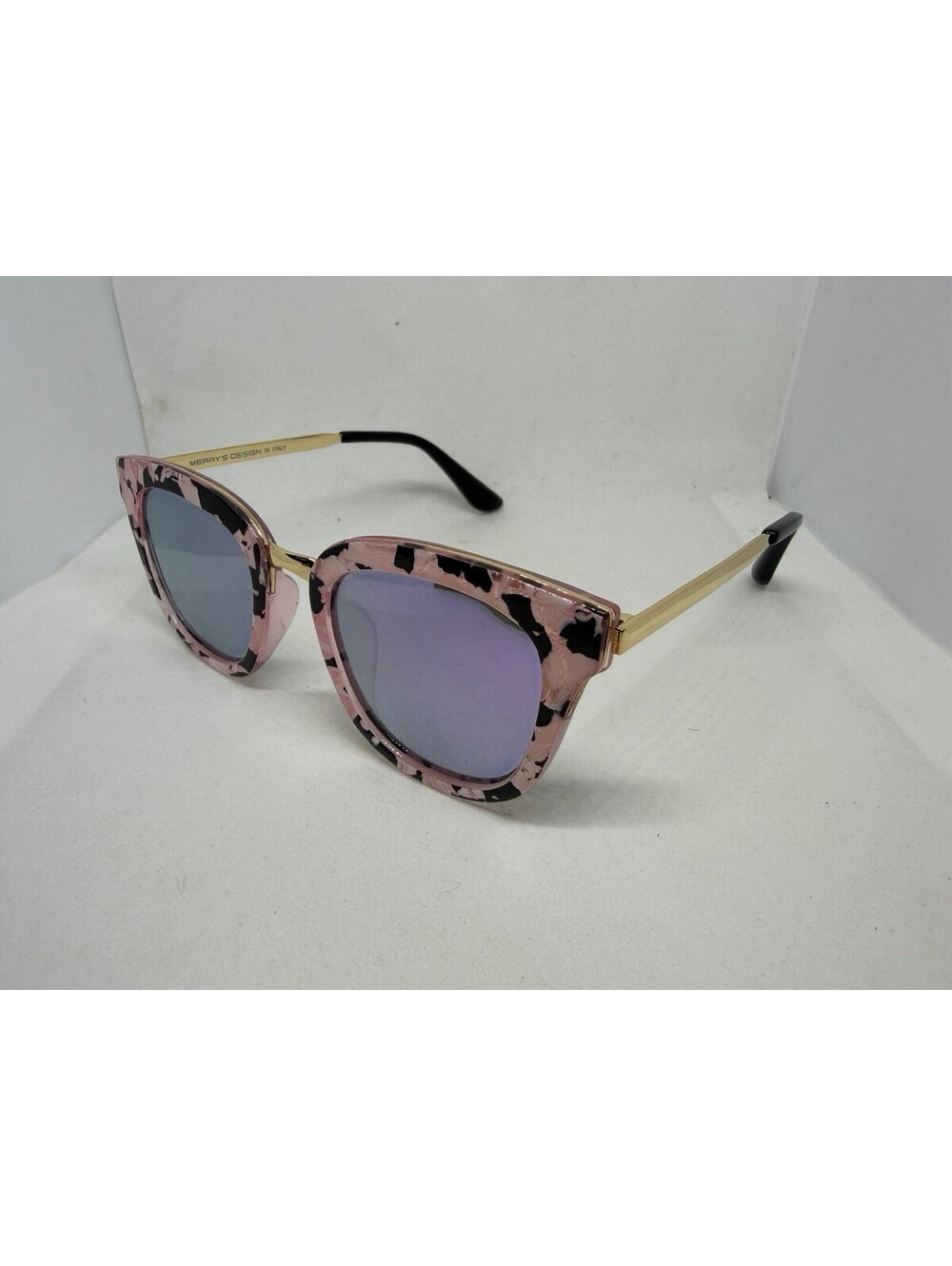 Merry's Merrys Girls Cat Eye Sunglasses 46-21-137 Sunglasses S7001 Pink Gold